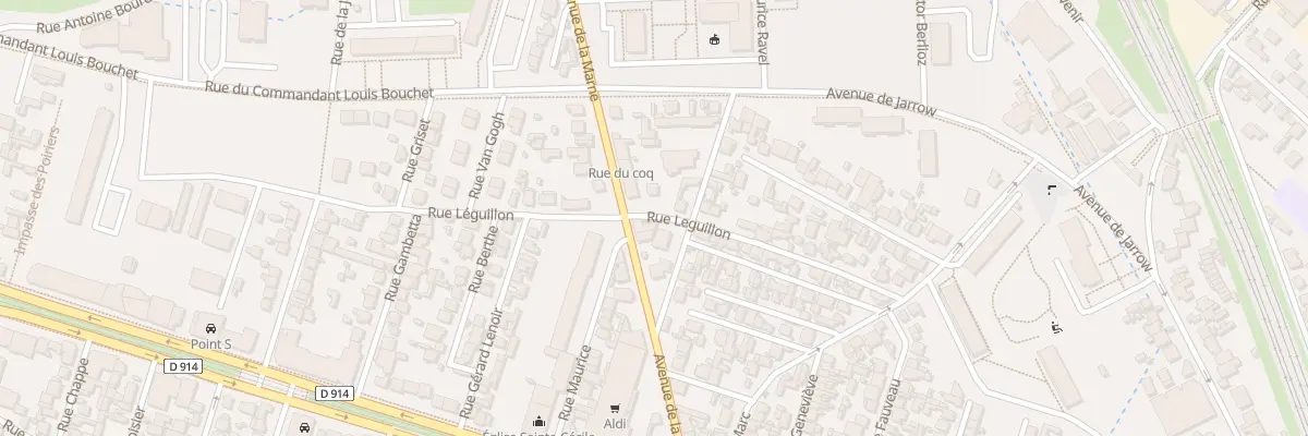 Plan du 28 Av de la Marne à Épinay-sur-Seine