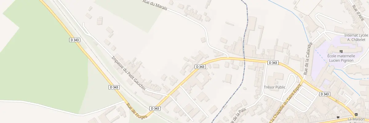 Plan du 255 Rue de Fruges à Gauchin-Verloingt