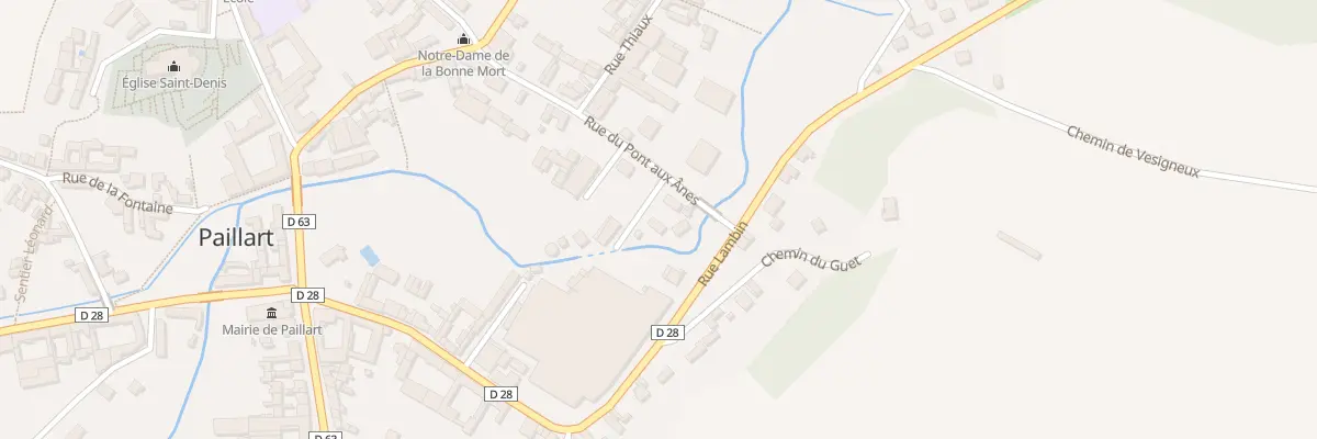 Plan du 5 Rue du Pont des Anes à Paillart