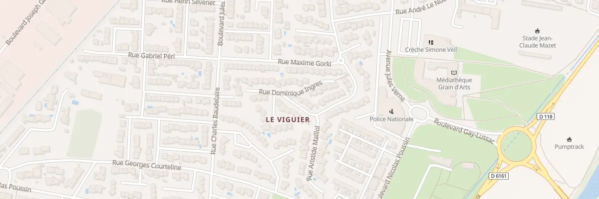 Plan du 1 Rue Henri Matisse à Carcassonne