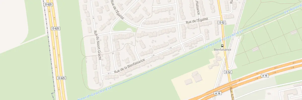Plan du 16 Rue de la Bienfaisance à Dunkerque