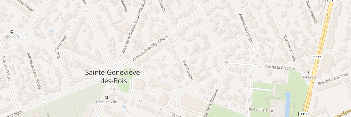 Plan du 116 Rue Franklin à Sainte-Geneviève-des-Bois