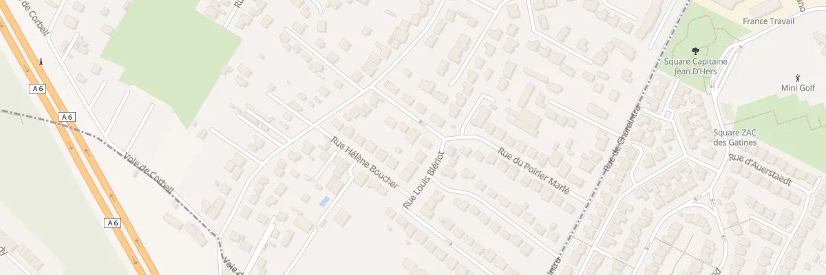 Plan du 4 Rue du Poirier Marlé à Morangis