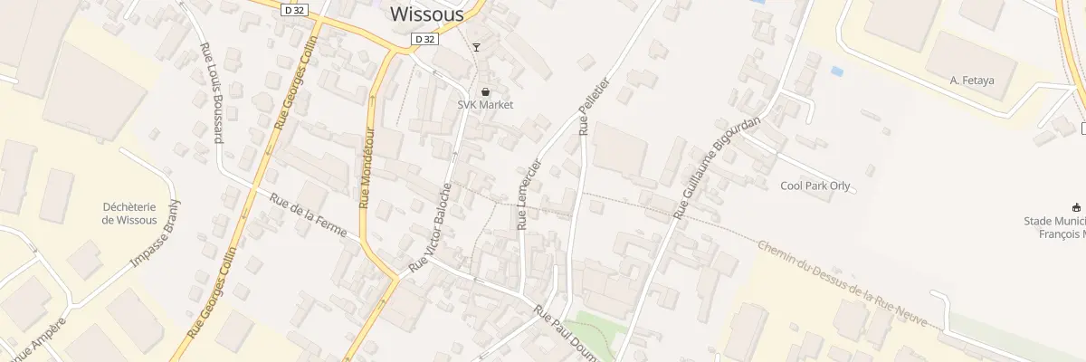 Plan du 14 Rue Lemercier à Wissous