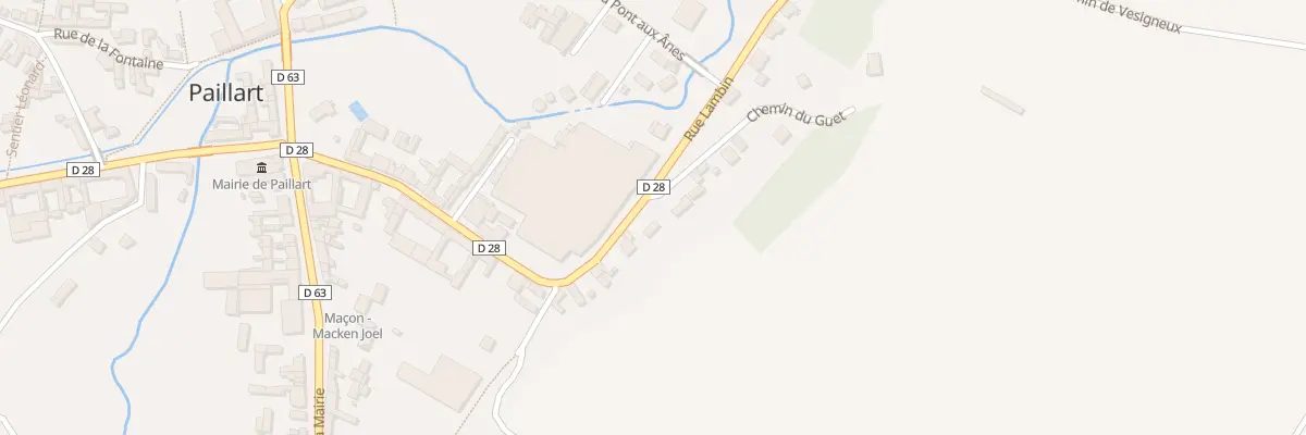 Plan du 28 Rue Lambin à Paillart