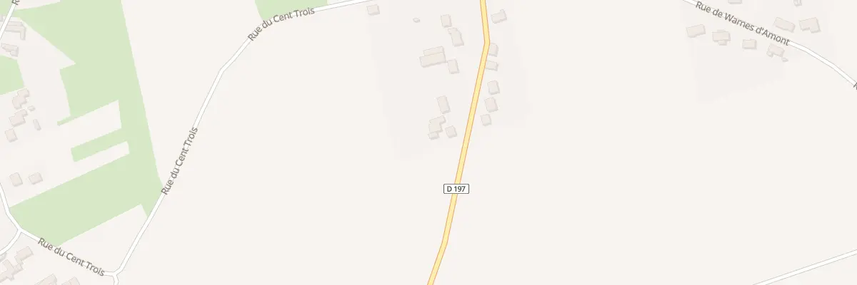 Plan du 1948 Rue de Mametz à Roquetoire