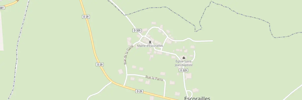 Plan du 6008 Le Bourg à Escorailles