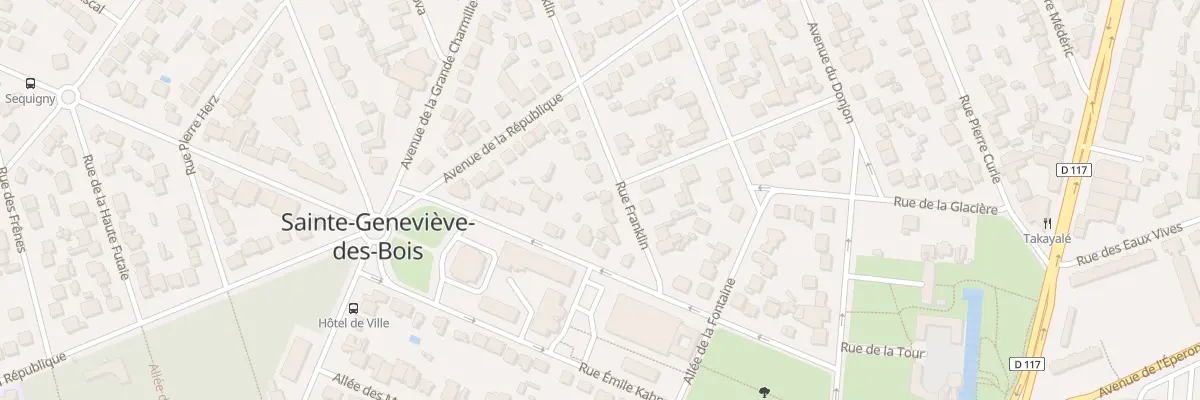 Plan du 118 Rue Franklin à Sainte-Geneviève-des-Bois