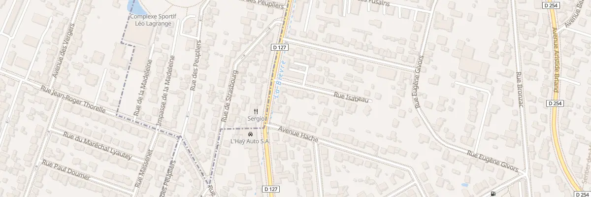 Plan du 6 Rue Isabeau à L’Haÿ-les-Roses