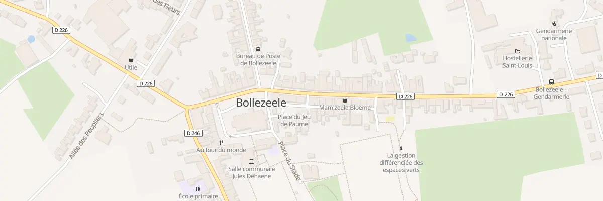 Plan du 10 Rue de l’Eglise à Bollezeele