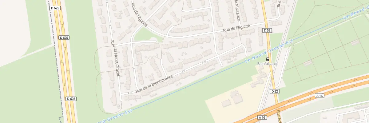 Plan du 14 Rue de la Bienfaisance à Dunkerque