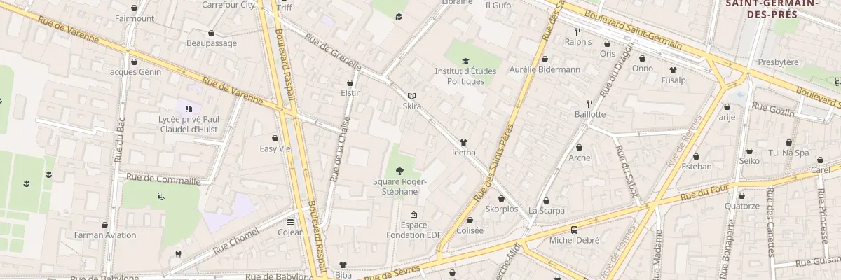 Plan du 15 Rue de Grenelle à Paris 7e Arrondissement