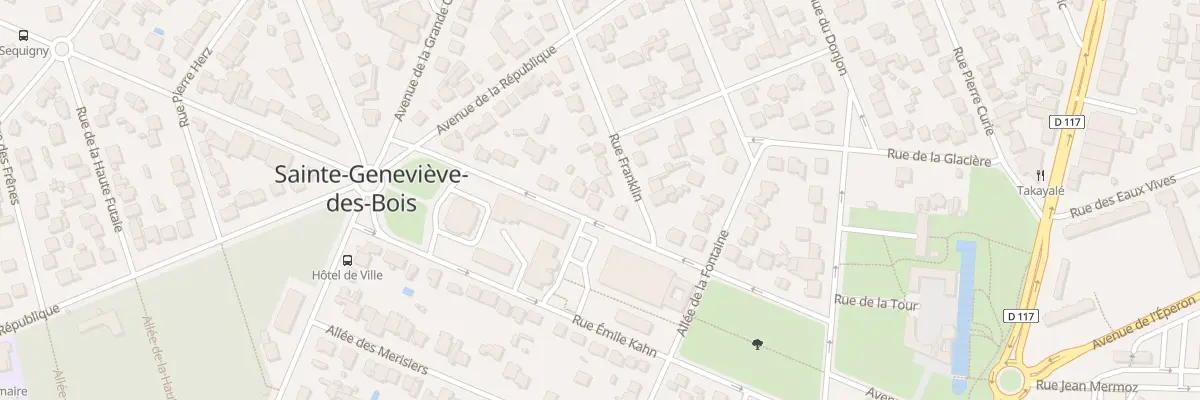 Plan du 17 Rue Marc Sangnier à Sainte-Geneviève-des-Bois