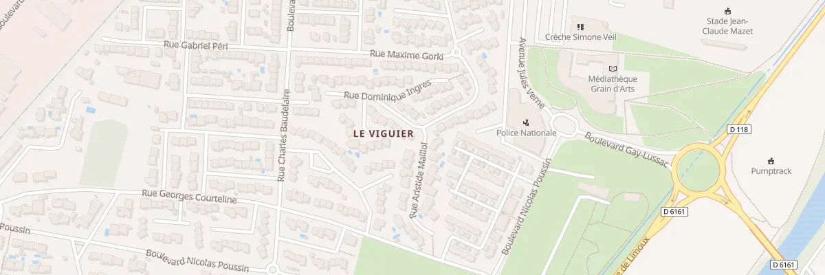 Plan du 14 Rue Henri Matisse à Carcassonne