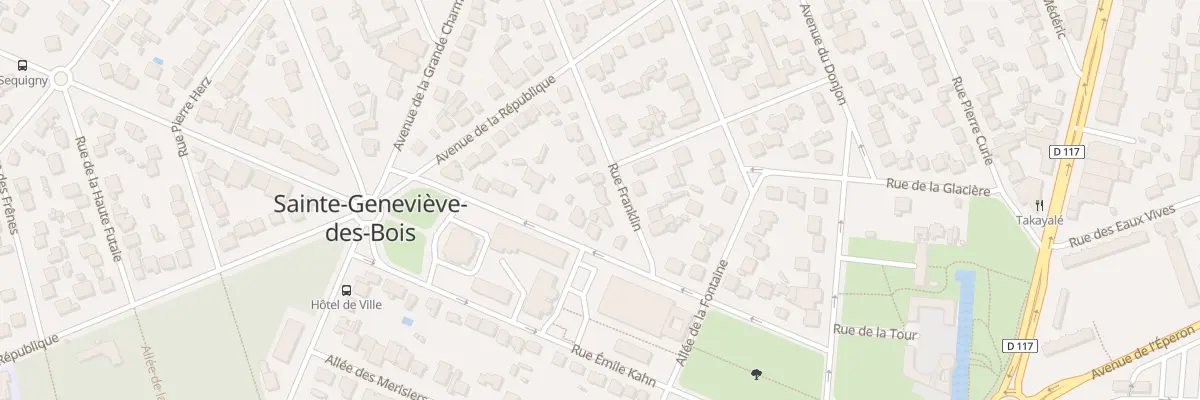 Plan du 120 Rue Franklin à Sainte-Geneviève-des-Bois