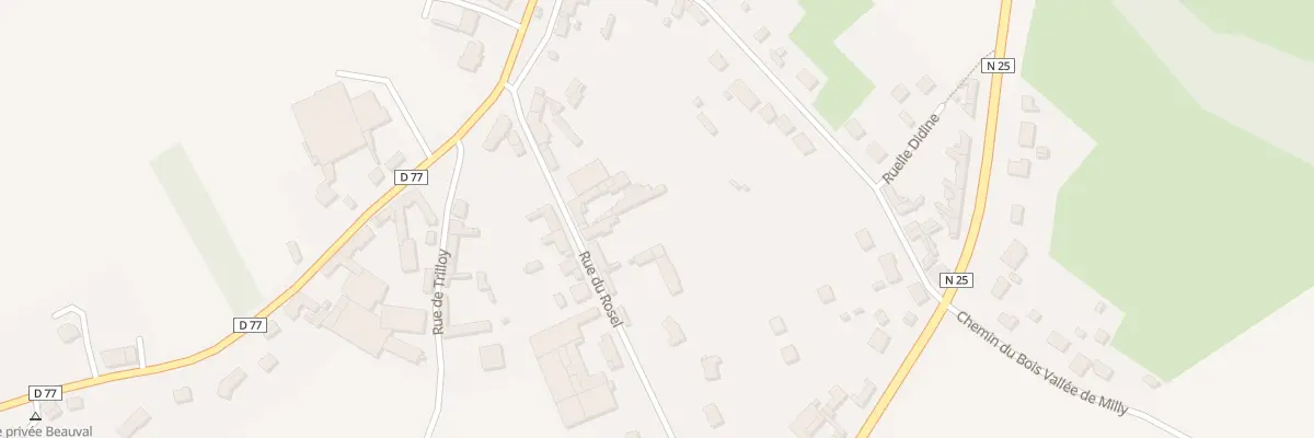 Plan du 7 Rue du Rosel à Beauval