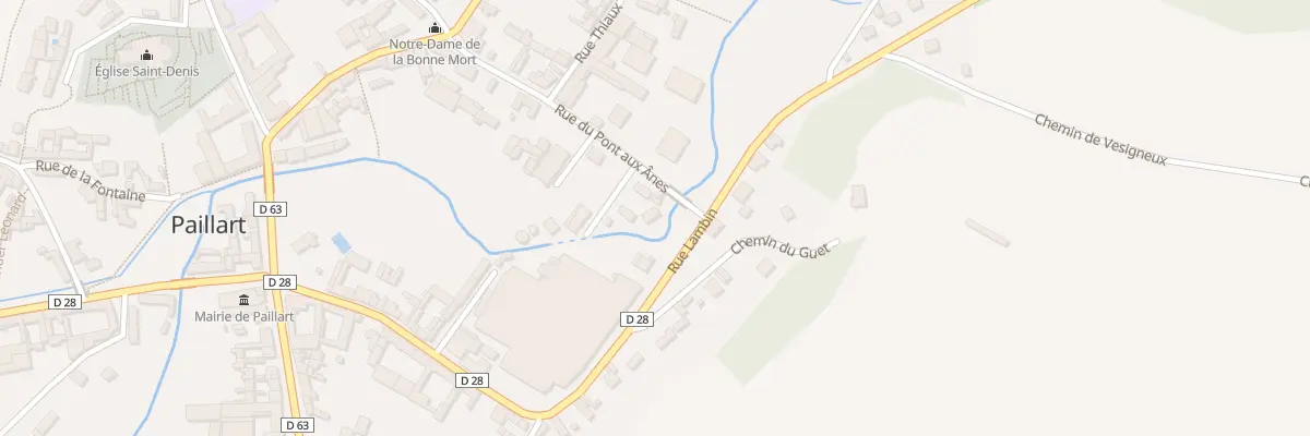 Plan du 1 Rue du Pont des Anes à Paillart