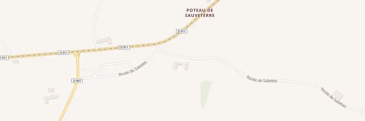 Plan du 5097 Poteau de Sauveterre à Castanet