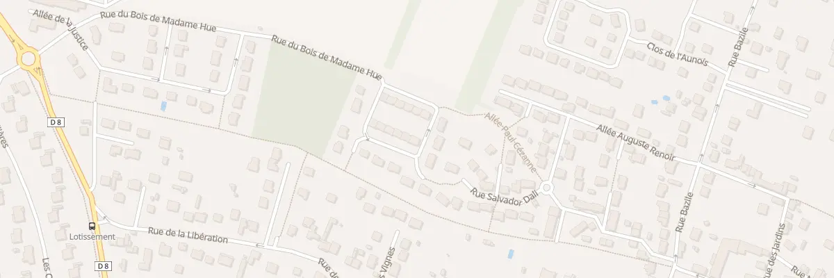 Plan du 11 Rue du Bois de Madame Hue à Saint-Vrain