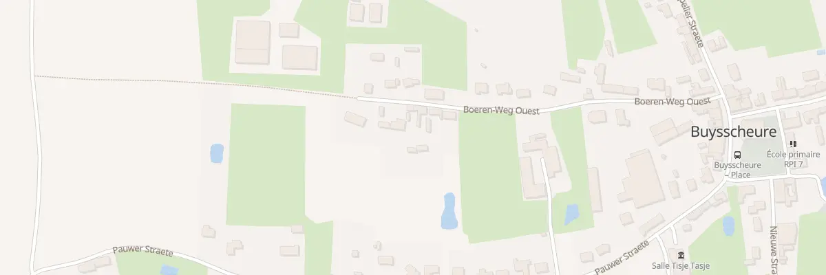 Plan du 345 Vc Boeren Weg Ouest à Buysscheure