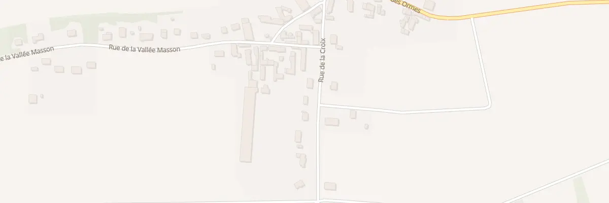 Plan du 6 Rue de la Croix au Malesherbois
