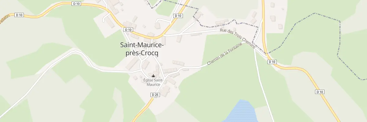 Plan du 5046 Le Bourg à Saint-Maurice-près-Crocq