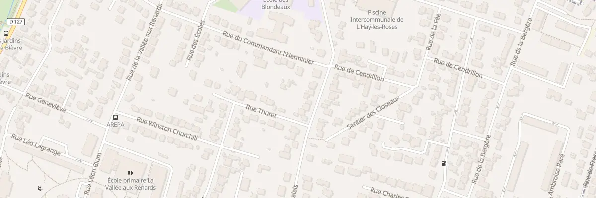 Plan du 122 Rue de Chalais à L’Haÿ-les-Roses
