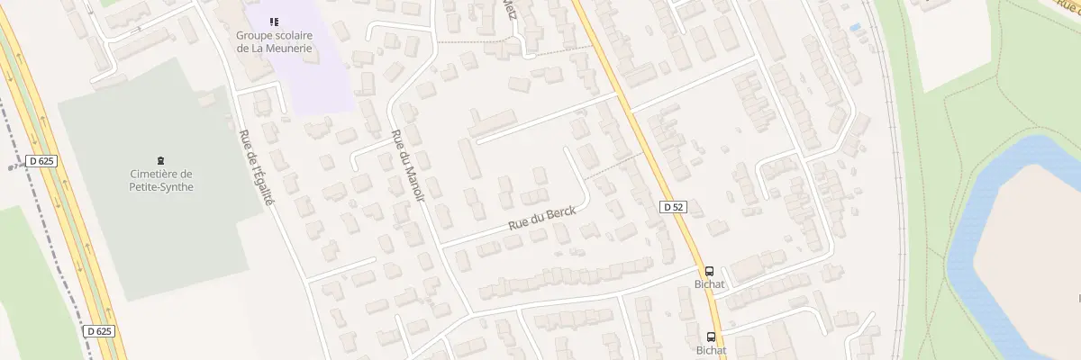 Plan du 223 Rue du Berck à Dunkerque
