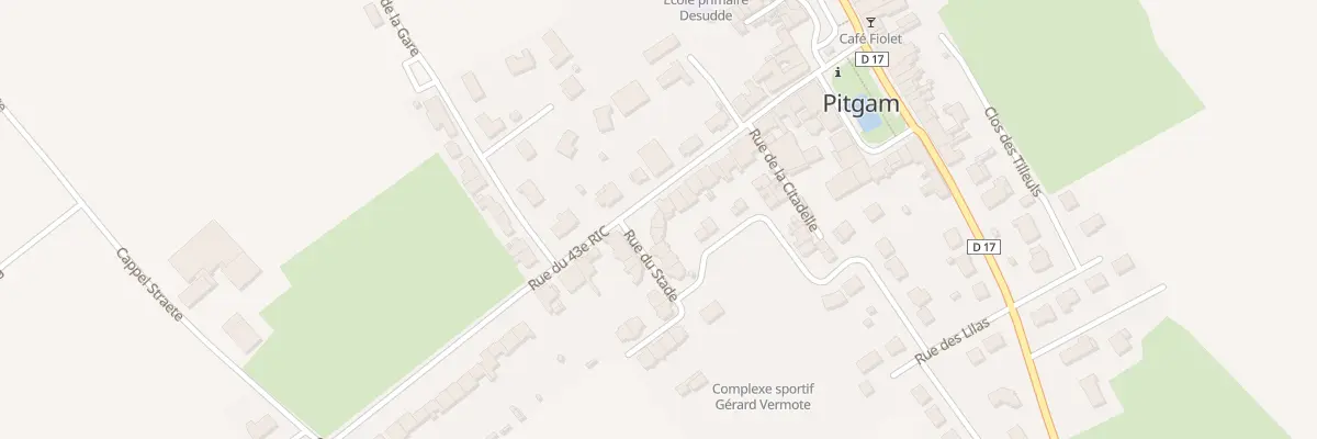 Plan du 1 Rue du Stade à Pitgam