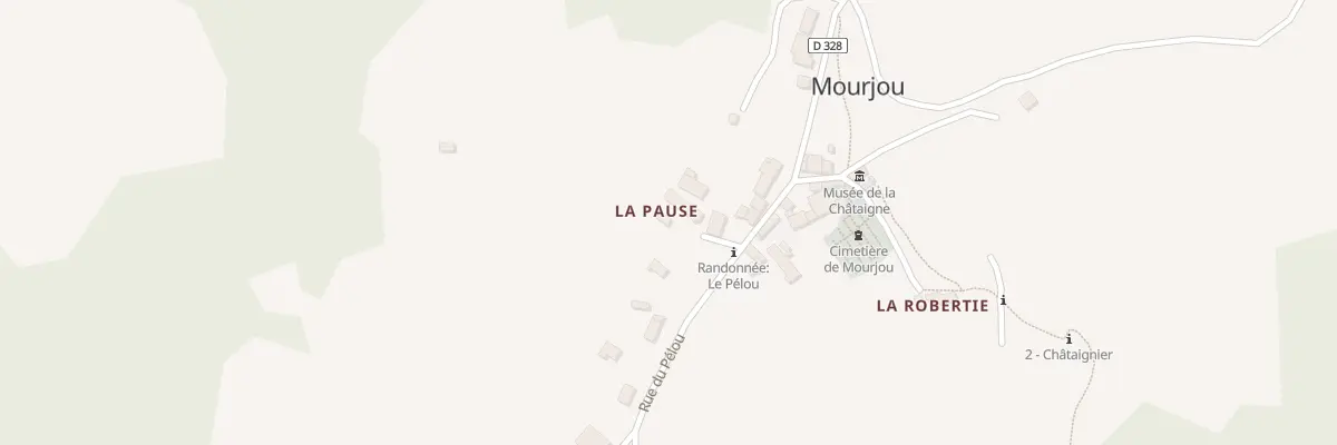 Plan du 5005A Le Bourg - Mourjou à Puycapel
