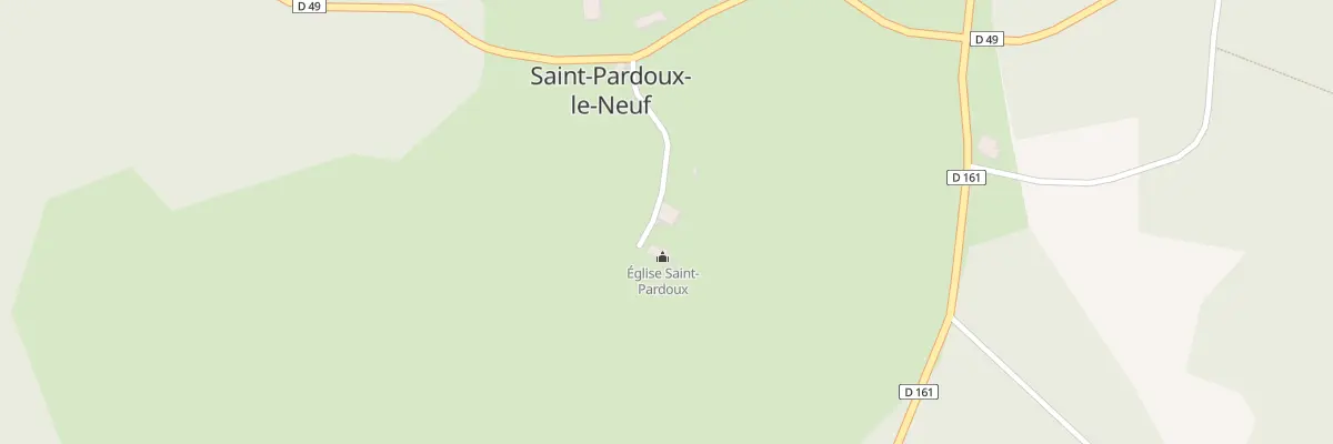 Plan du 10 Le Bourg à Saint-Pardoux-le-Neuf