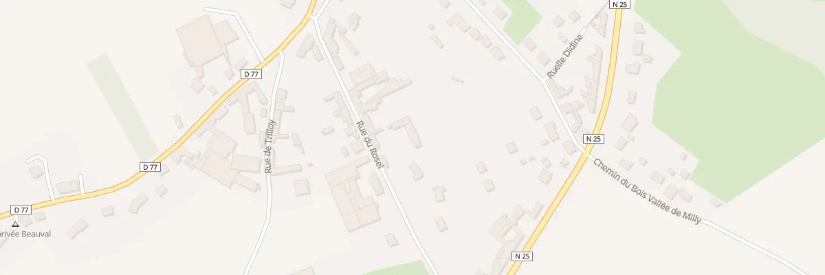 Plan du 9 Rue du Rosel à Beauval