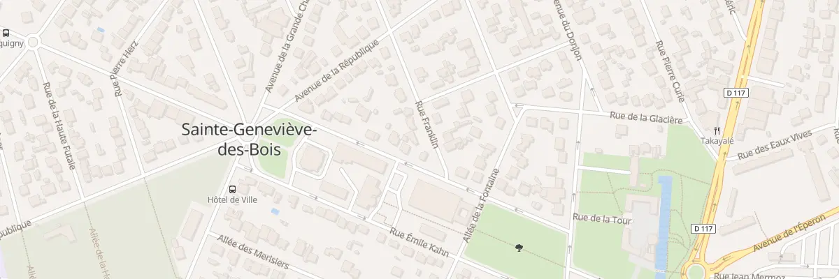 Plan du 122 Rue Franklin à Sainte-Geneviève-des-Bois