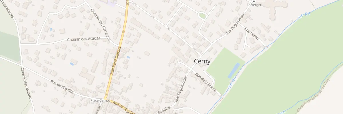 Plan du 7 Imp Marcel Moreau à Cerny