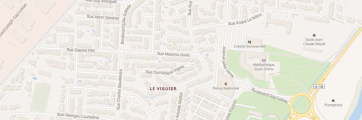 Plan du 9 Rue Maxime Gorki à Carcassonne