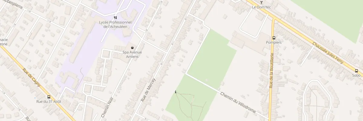 Plan du 69 Rue De Mercey à Amiens