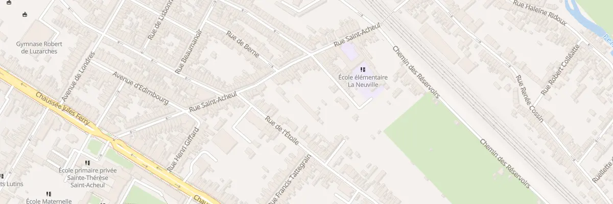 Plan du 90 Rue Saint-Acheul à Amiens