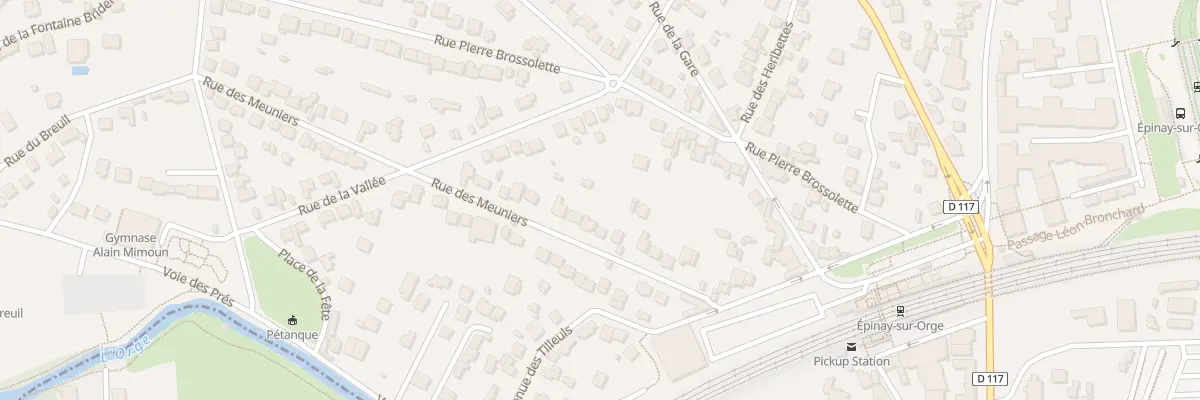 Plan du 24 Rue des Meuniers à Épinay-sur-Orge