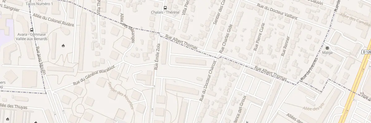 Plan du 25 Rue Albert Thomas à Fresnes