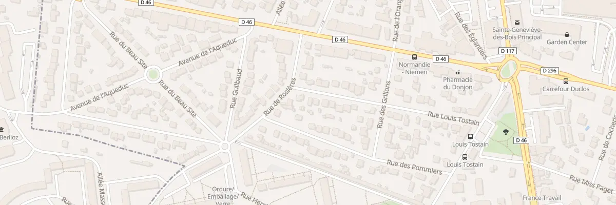 Plan du 31 Rue Louis Tostain à Sainte-Geneviève-des-Bois