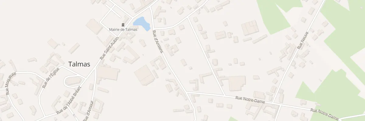 Plan du 11 Rue d’Amiens à Talmas