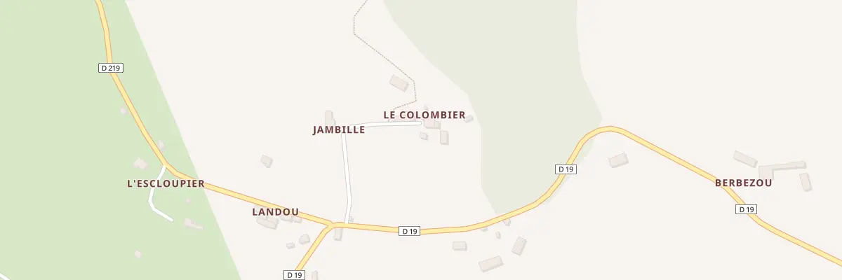 Plan du 5063 Le Colombier et La Baresie à Puycapel