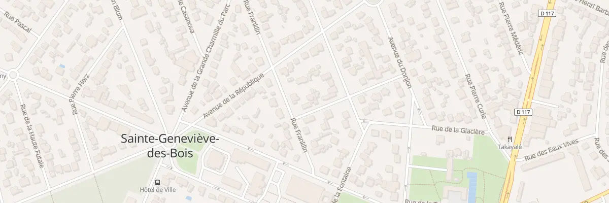 Plan du 113 Rue Franklin à Sainte-Geneviève-des-Bois