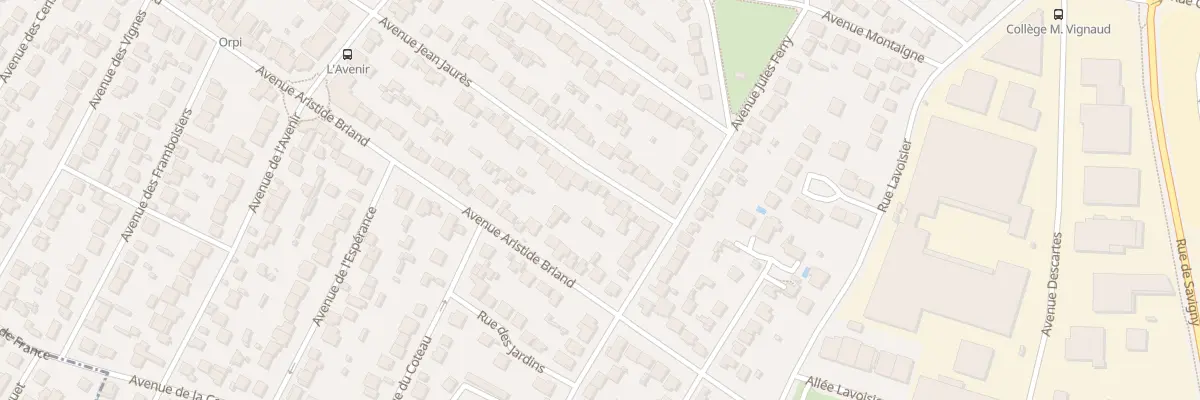 Plan du 9 Av Jean Jaures à Morangis