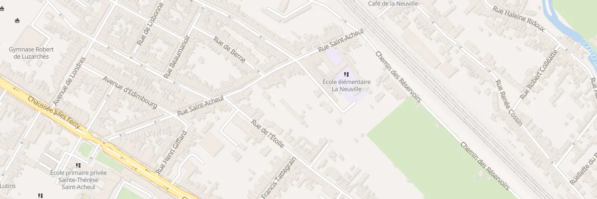 Plan du 98 Rue Saint-Acheul à Amiens