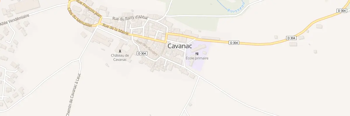 Plan du 15 Rue Saint Martin à Cavanac