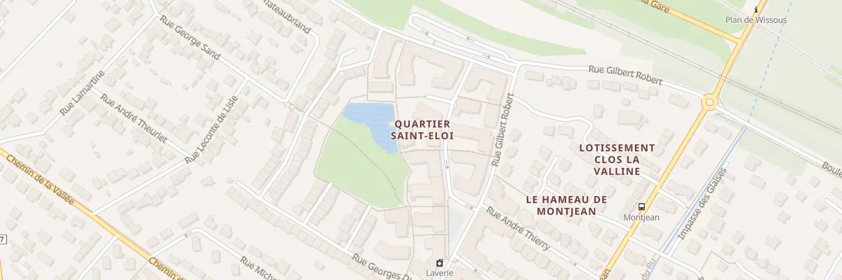 Plan du 7 Rue Fernand Léger à Wissous