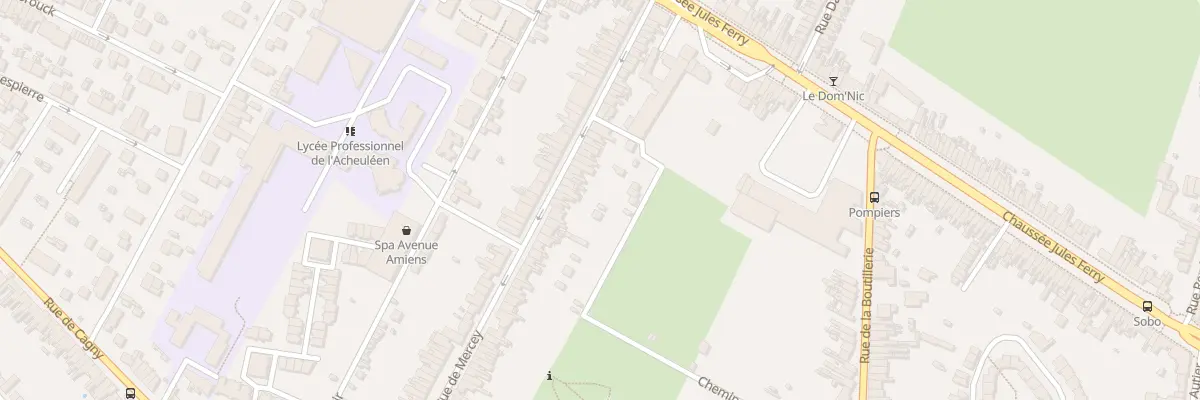 Plan du 51 Rue De Mercey à Amiens