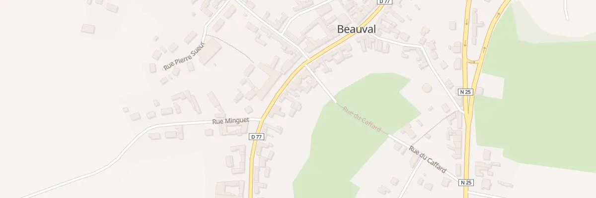 Plan du 7 Rue de Créqui à Beauval