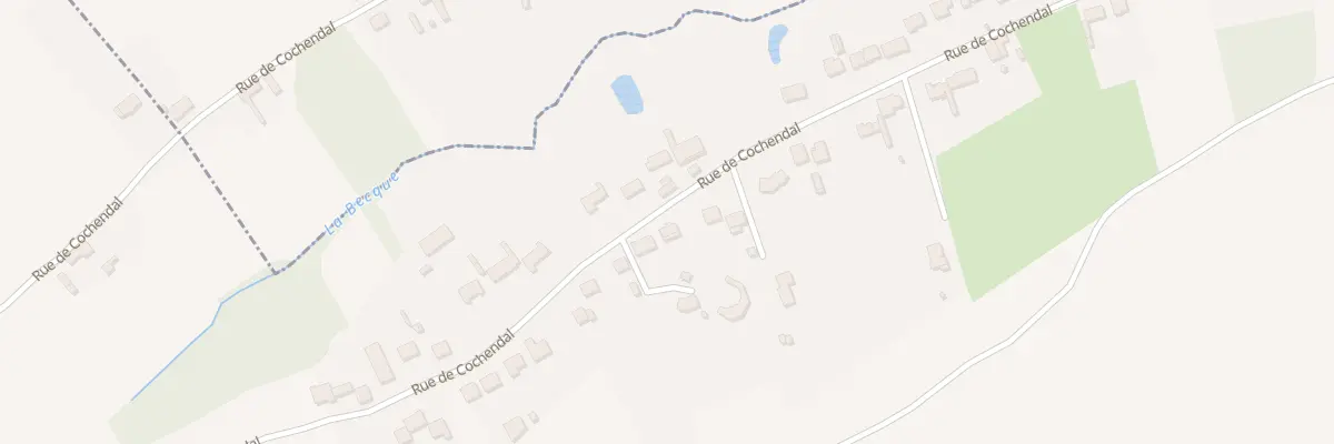 Plan du 485 Rue de Cochendal à Roquetoire